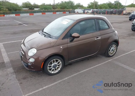 2012 Fiat 500 Pop z USA, uszkodzony, nr VIN 3C3CFFAR6CT370988